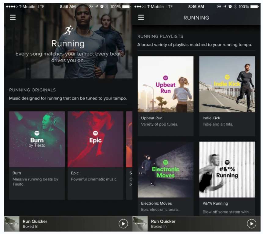 Działające playlisty Spotify