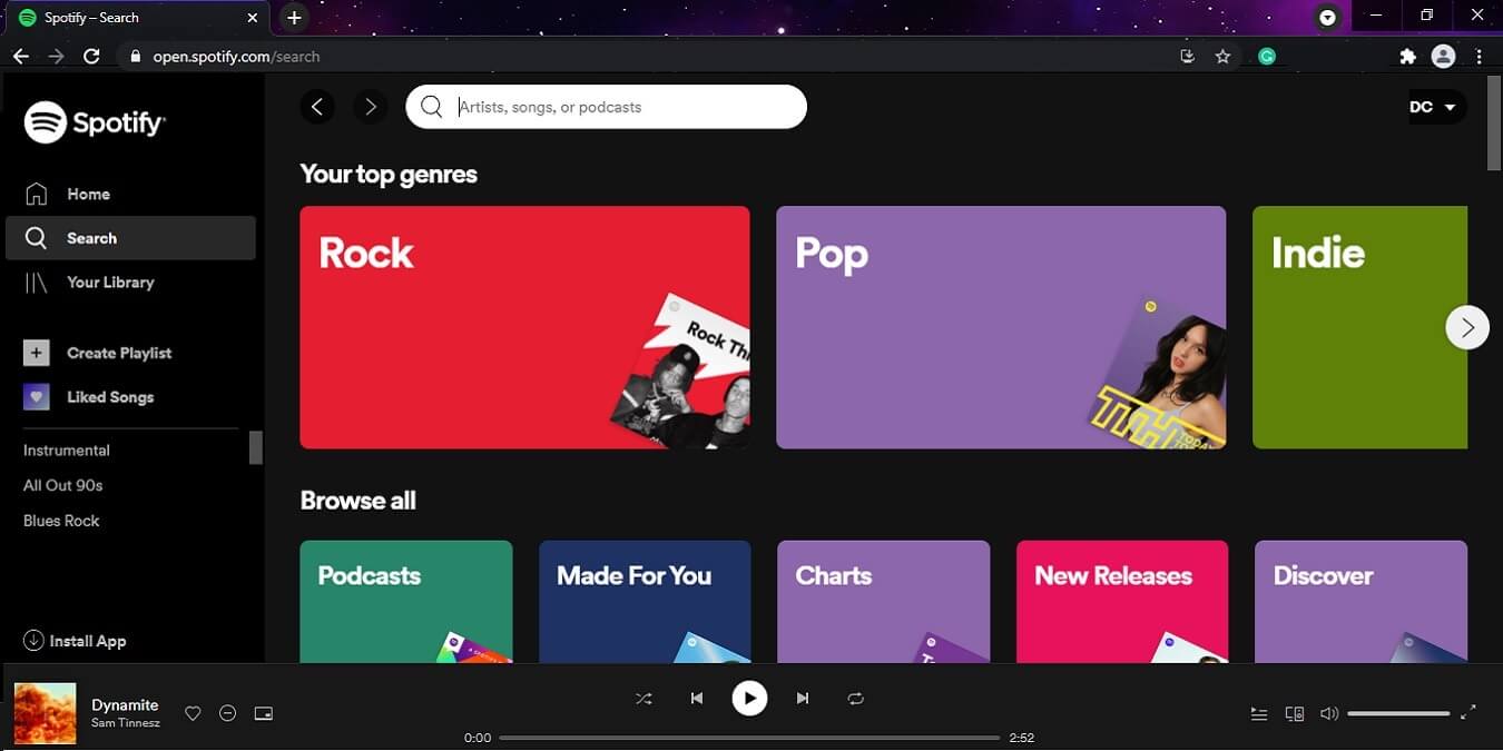 Wat is Spotify Web Player