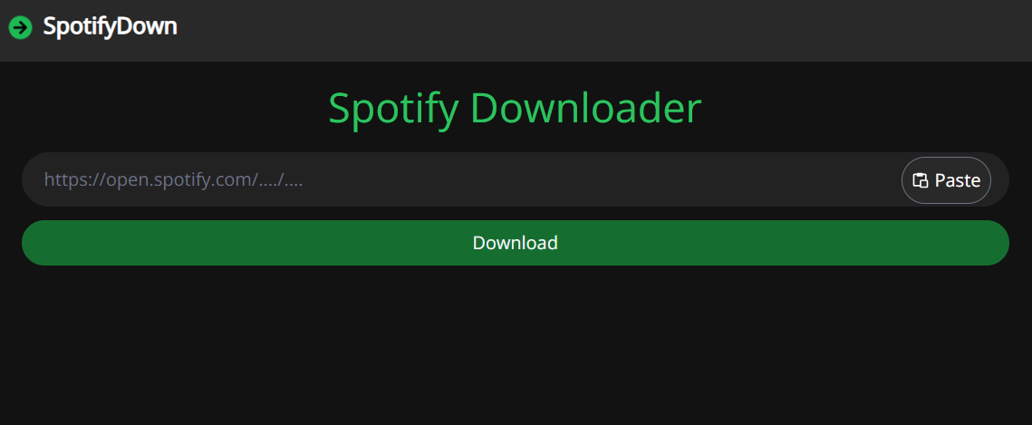 SpotifyDown Téléchargeur Spotify en ligne