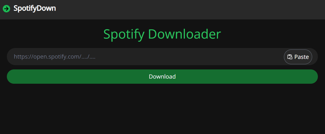 Téléchargement SpotifyDown depuis Spotify