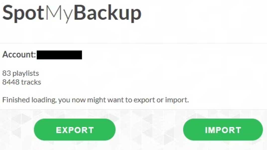 Использование SpotMyBack для передачи плейлистов Spotify