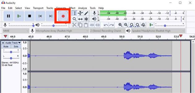 Start Recording Spotify With Audacity