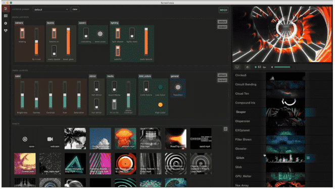 Visualizador de música Spotify de sinestesia