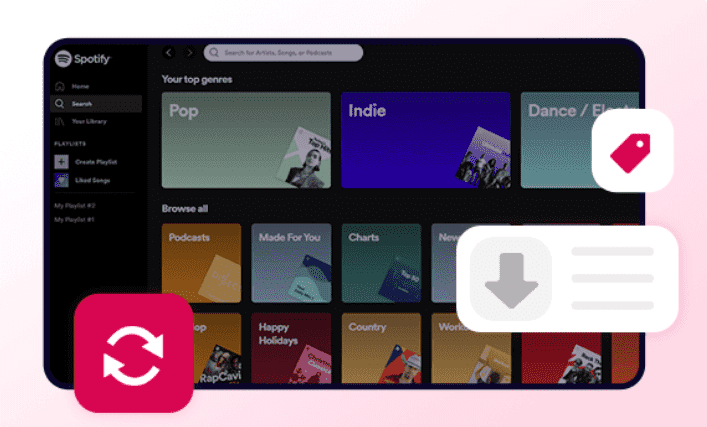 Convertitore audio Spotify di Tune4Mac