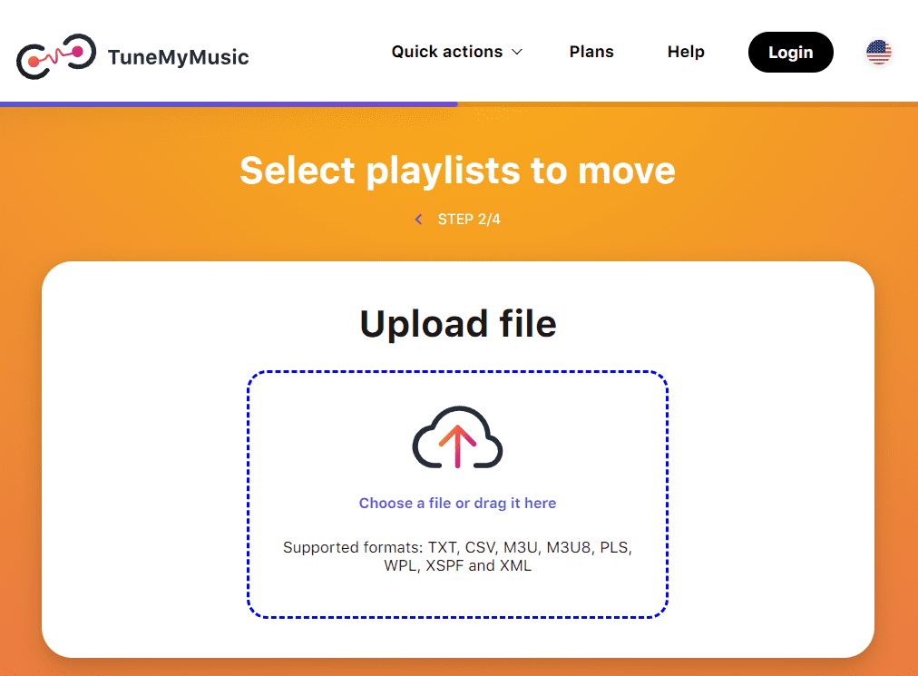Upload Spotify-afspeellijst naar Tidal