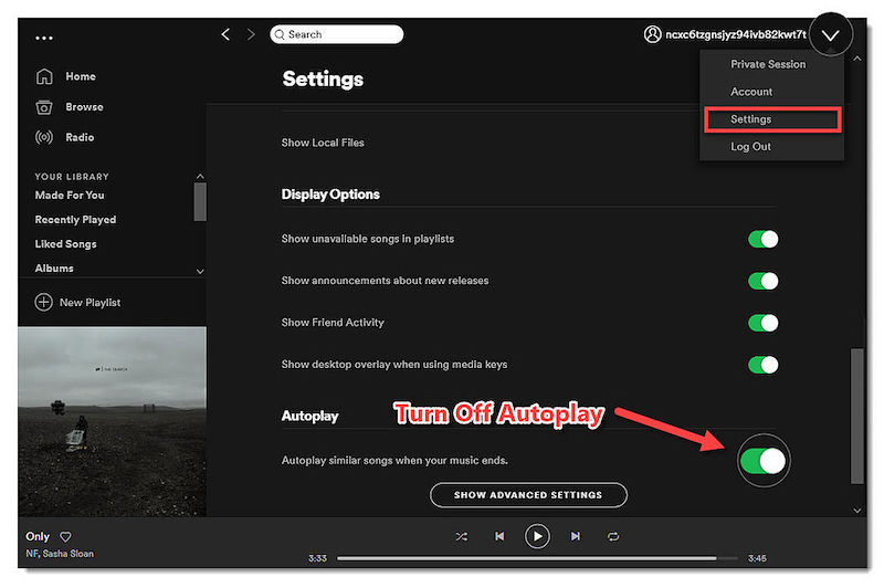 Turn Off Autoplay On Spotify Using A Phone Or A Tablet