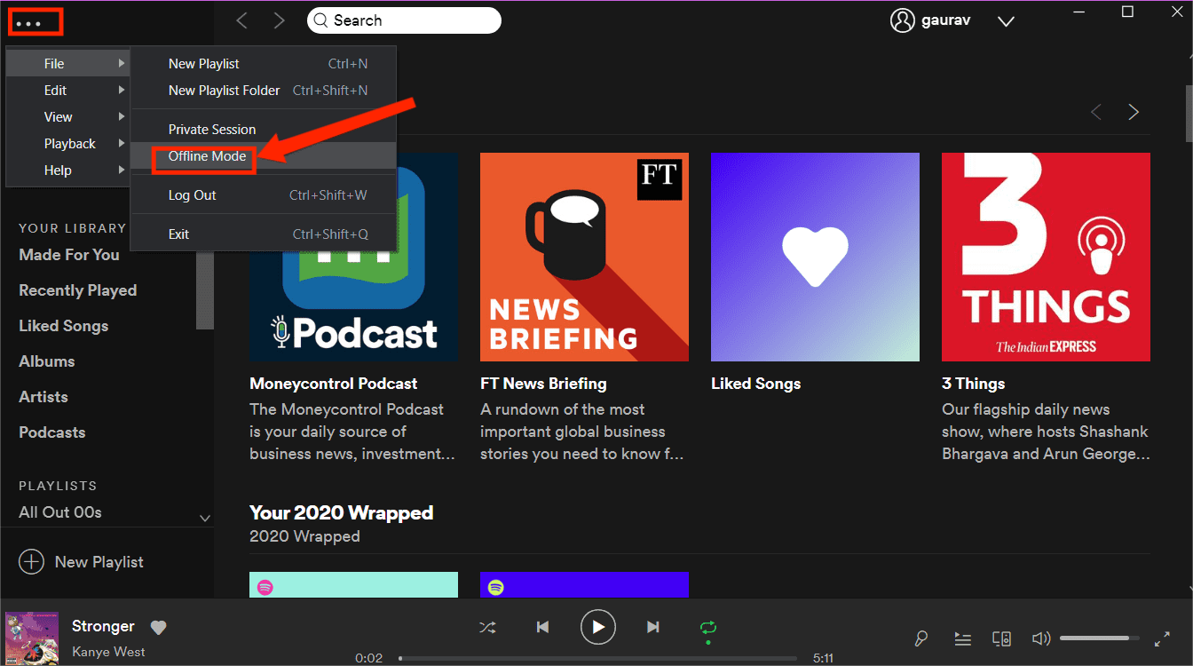 Odtwarzaj Spotify offline na komputerze