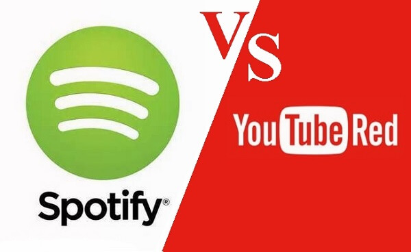 YouTube Red 대 Spotify