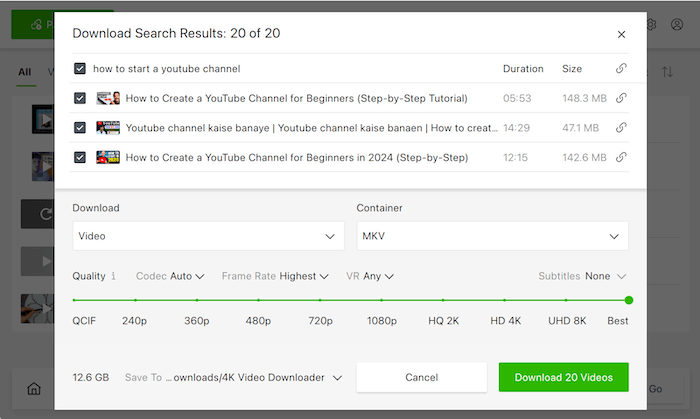 With 4K Video Downloader