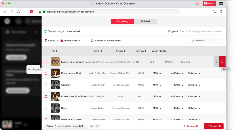 Beginnen Sie mit der Konvertierung von Songs in MP3
