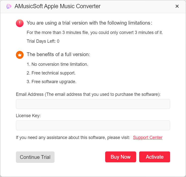 Comprar y Registrarse en AMusicSoft