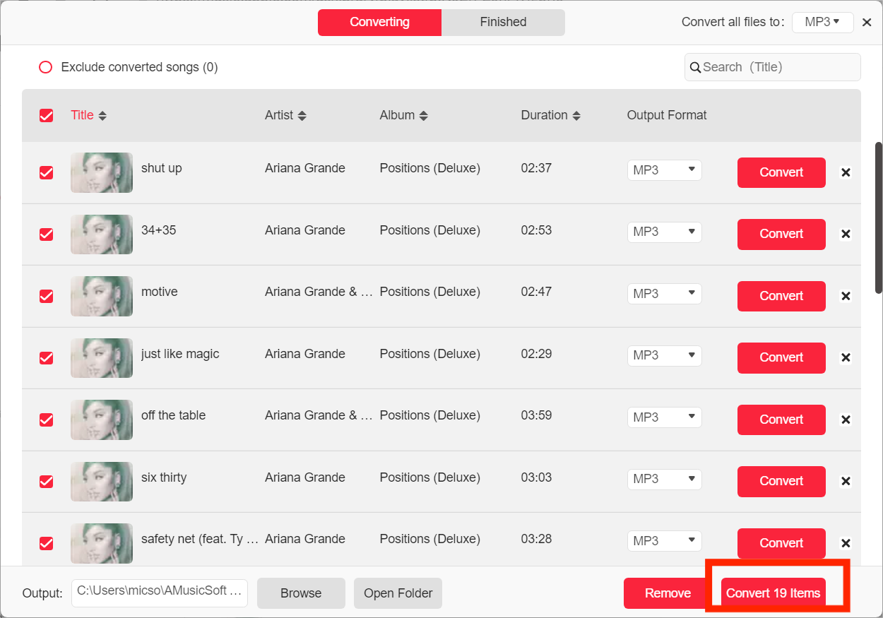 Comience a convertir canciones de Apple Music a MP3