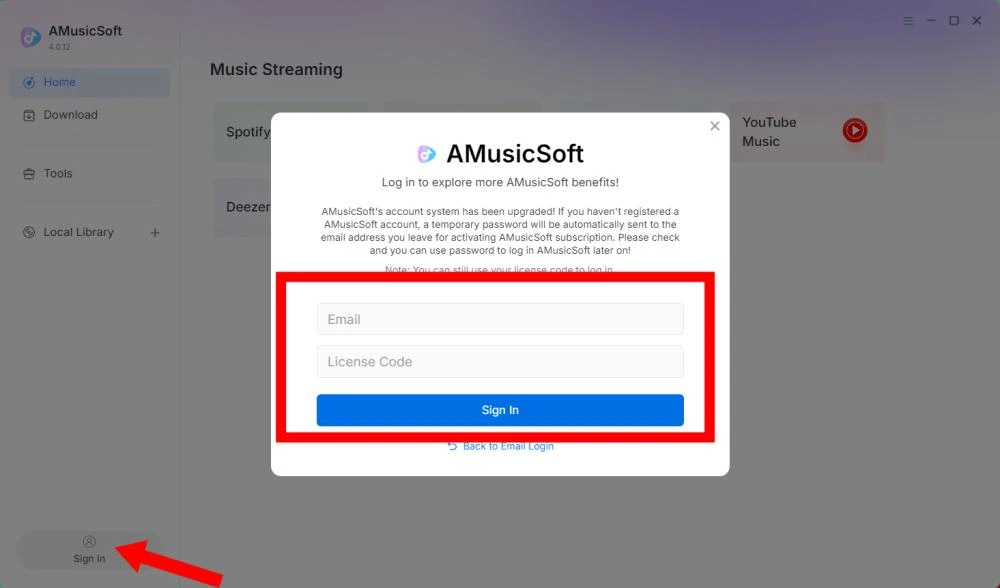 Activate AMusicSoft Spotify Music Converter